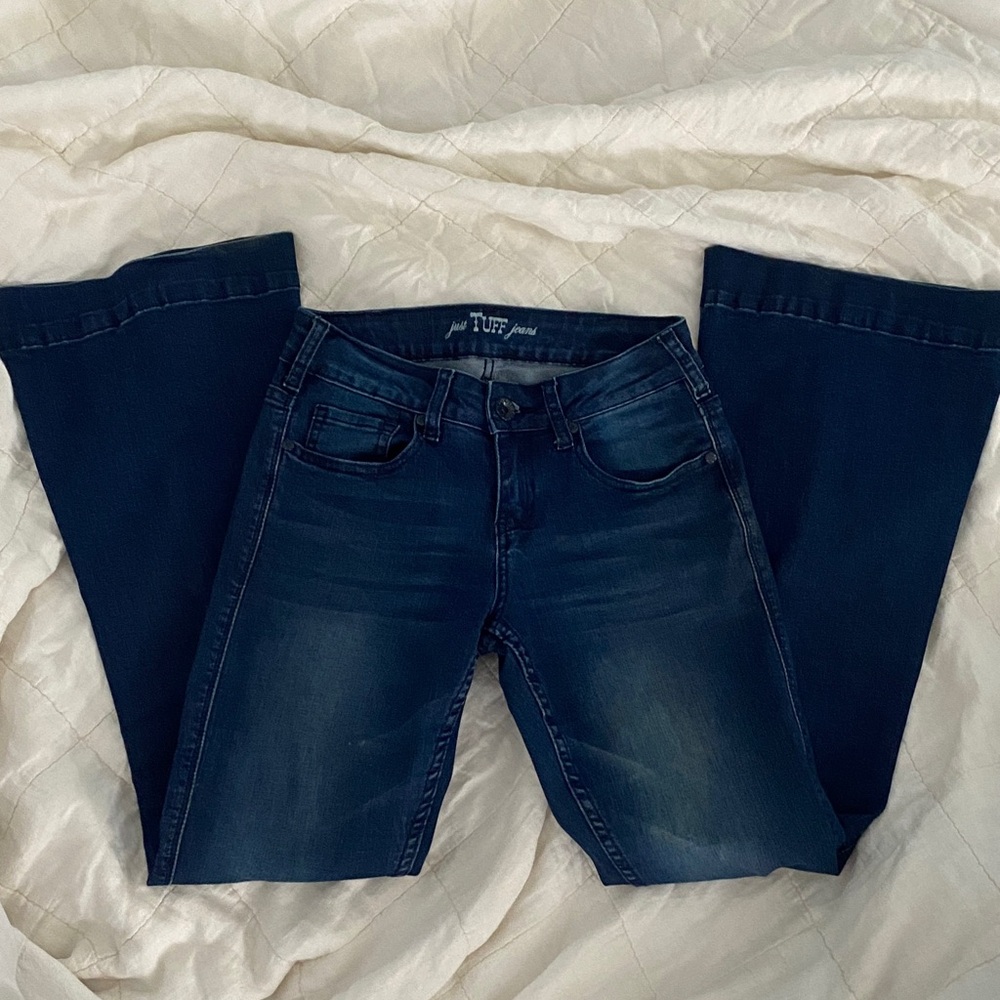 Cowgirl TUFF ‘just TUFF jeans Dark Blue Women's Jeans- waist 25 length 31